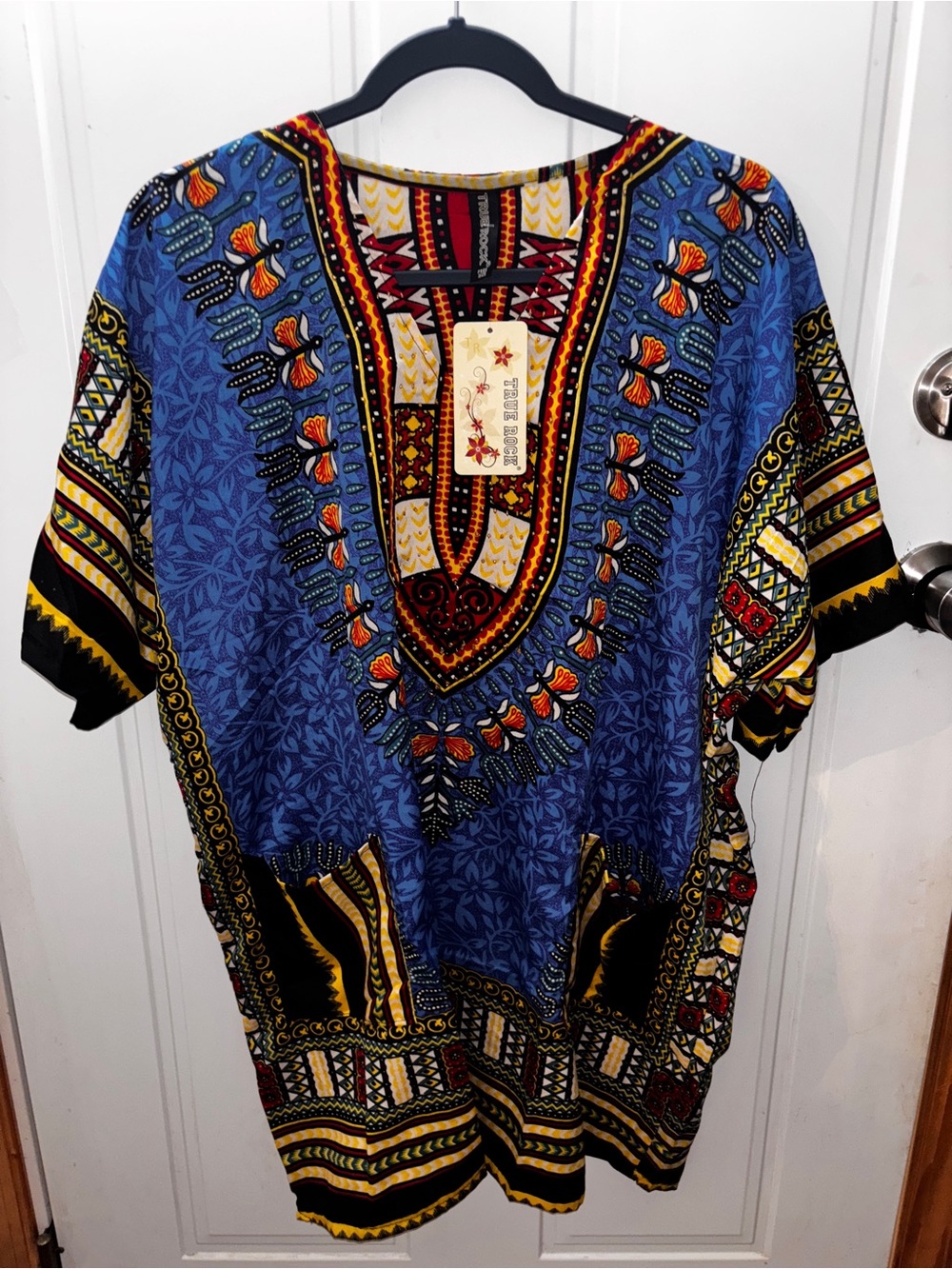TRUE ROCK Unisex FREE SIZE, ptp:28 kaftan 
Blue